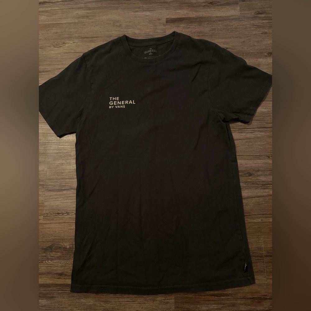 Vans Black 'The General' Short Sleeve Crewneck Tee